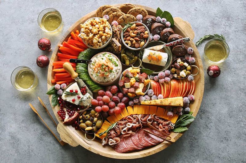 Giant Sharing Cheese And Charcuterie Board