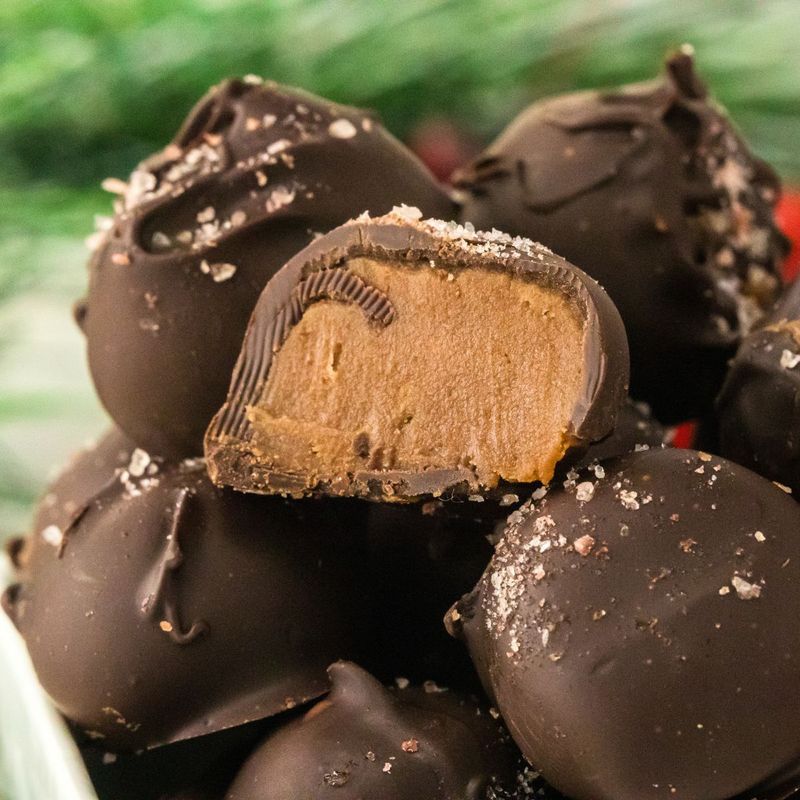 Caramel Filled Chocolate Truffles