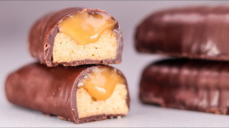 Caramel Chocolate Biscuit Bars