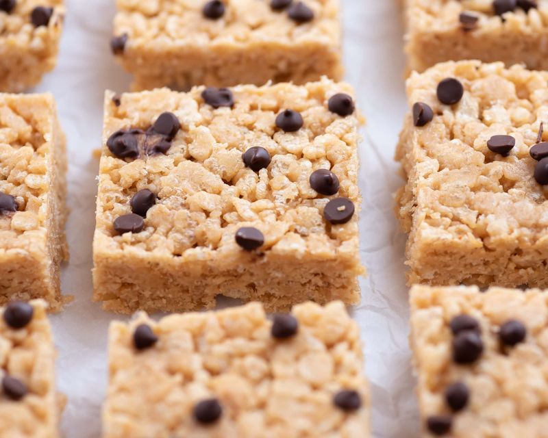 Chocolate Chip Rice Krispie Squares