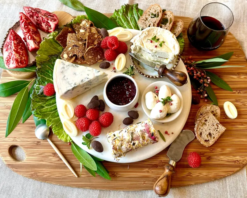 Cheese And Charcuterie Sharing Board