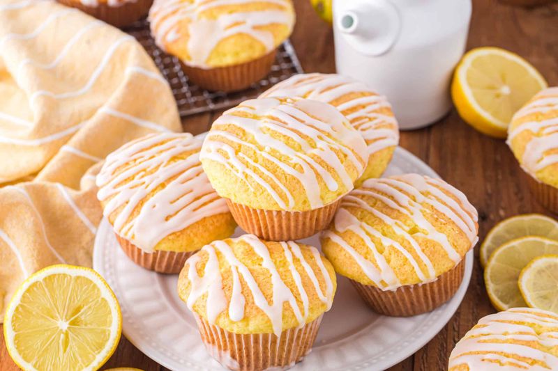 Lemon Drizzle Mini Cupcakes