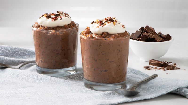 Chocolate Milk Rice Pudding