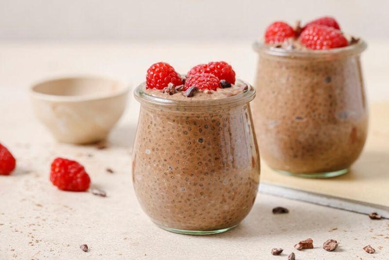Chocolate Milk Chia Pudding