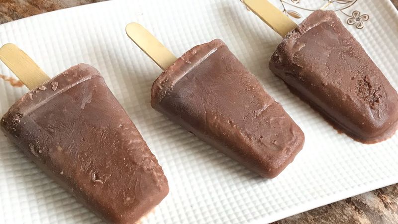 Chocolate Milk Ice Lollies
