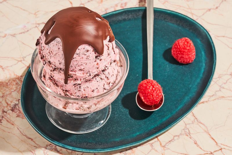 Chocolate Raspberry Ice Cream