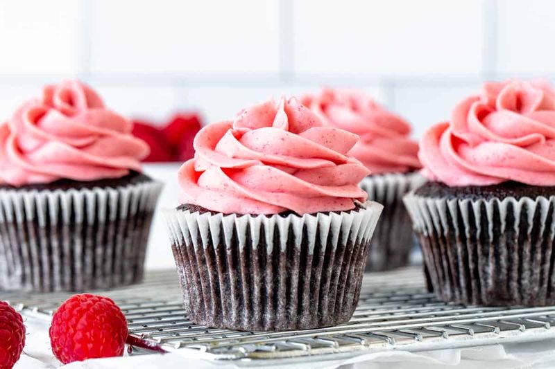 Chocolate Raspberry Cupcakes