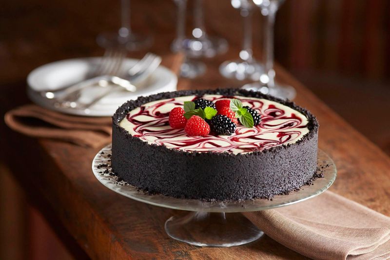 Chocolate Raspberry Cheesecake