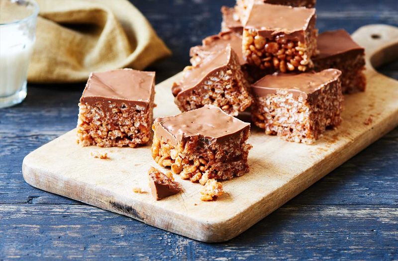 Chocolate Rice Krispie Squares