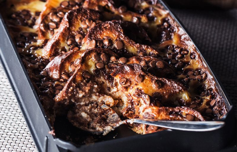 Chocolate Bread And Butter Pudding