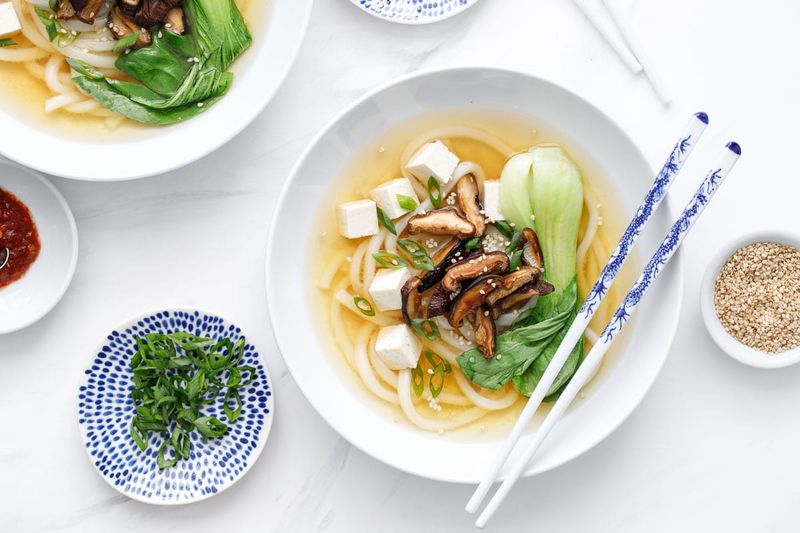 Miso Ginger Vegetable Noodle Bowl