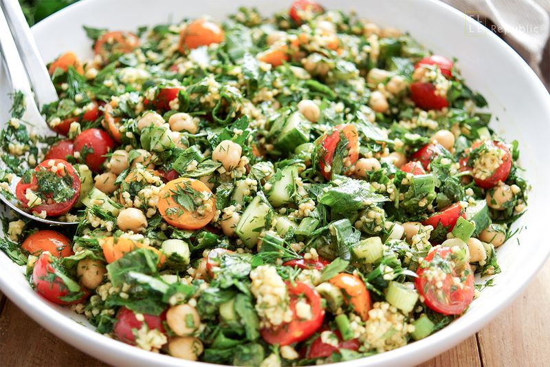 Chickpea And Herb Salad