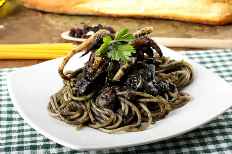 Pasta Al Nero Di Seppia