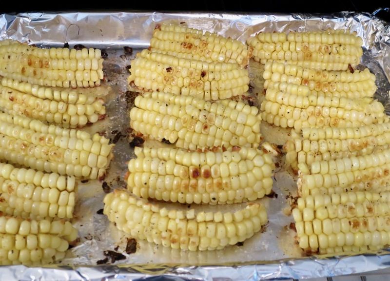 Sweetcorn – Oven Roasted Off The Cob