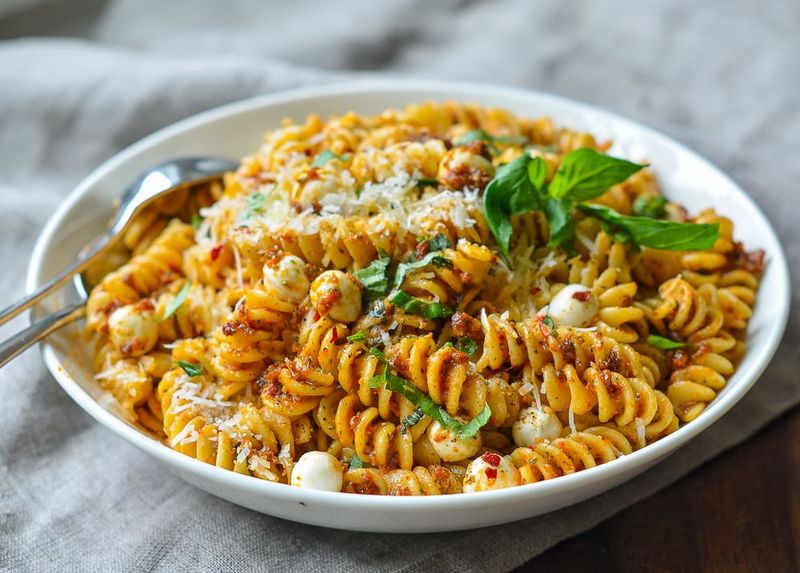 Sun-Dried Tomato And Olive Fusilli
