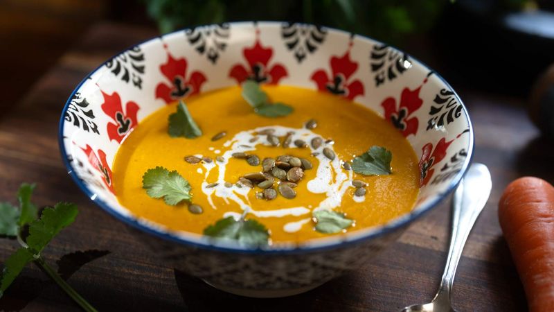 Creamy Carrot And Ginger Soup