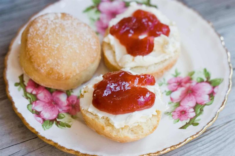 Scones With Jam And Cream