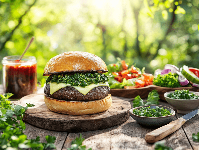 Argentine Chimichurri Burger