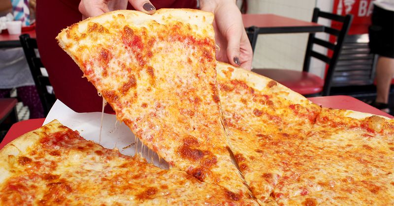 Messy Pizza Slices