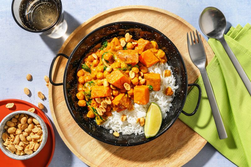Sweet Potato And Peanut Curry