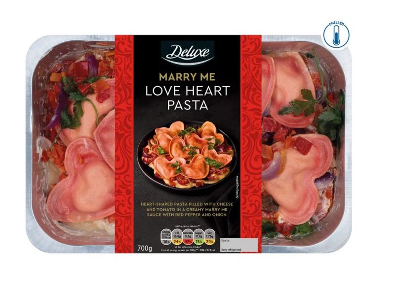 Deluxe Marry Me Love Heart Pasta