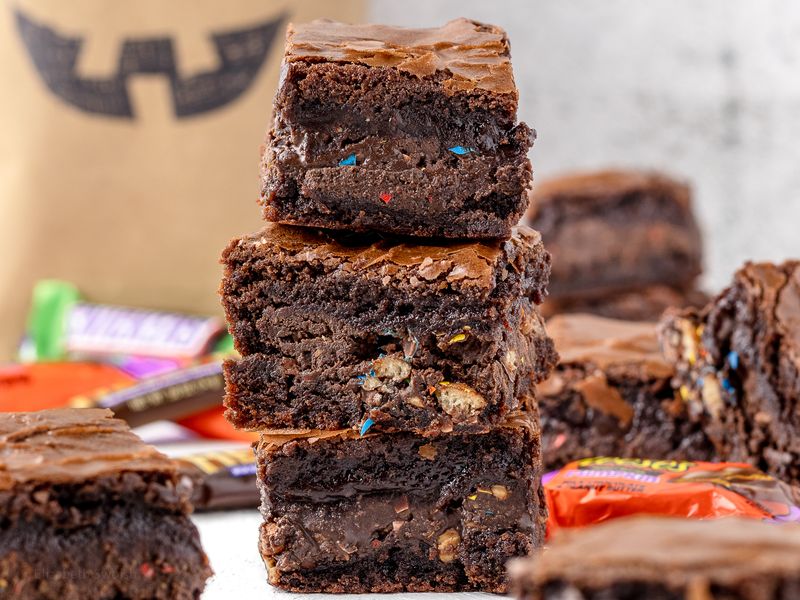 Chocolate Chunk Brownies Using Chopped Celebrations
