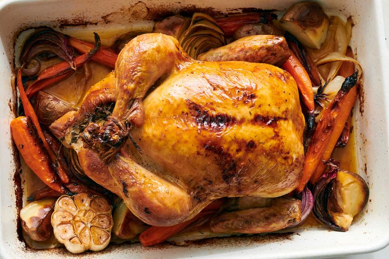 Roast Chicken With Vegetables