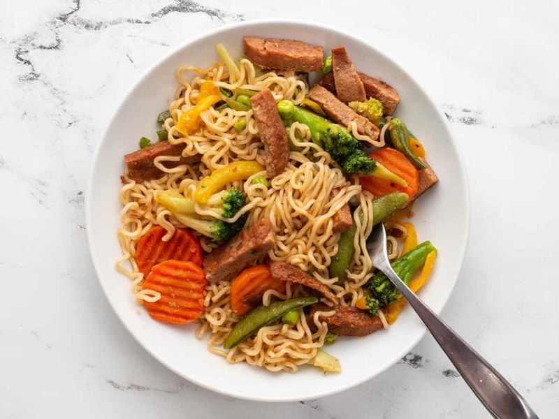 Veggie Stir-Fry With Noodles