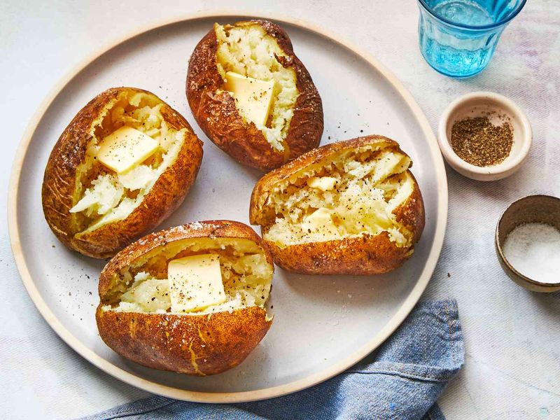 Jacket Potatoes With Simple Fillings