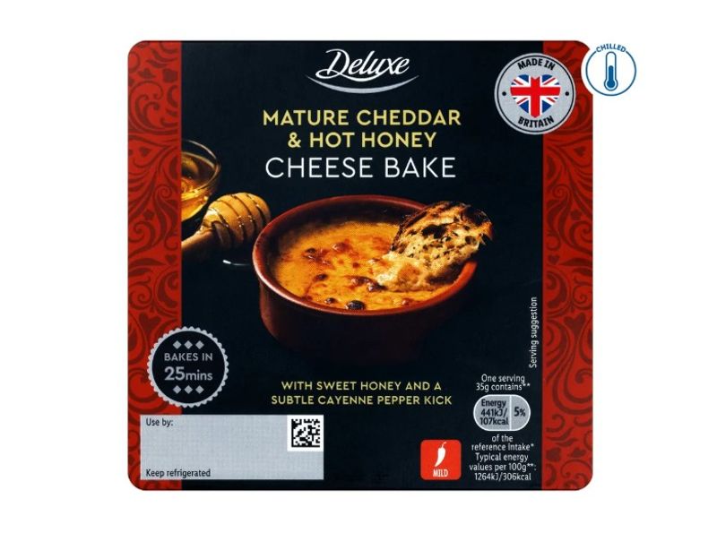 Deluxe Mature Cheddar & Hot Honey Cheese Bake