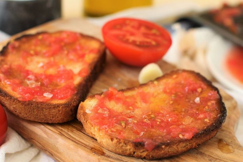 Spain – Toast With Olive Oil And Tomato