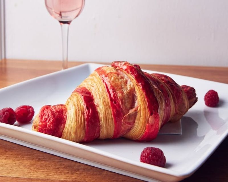 Raspberry Croissant