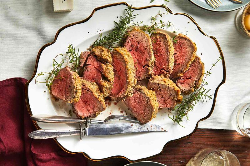Roasted Chicken Or Herb-Crusted Beef Main