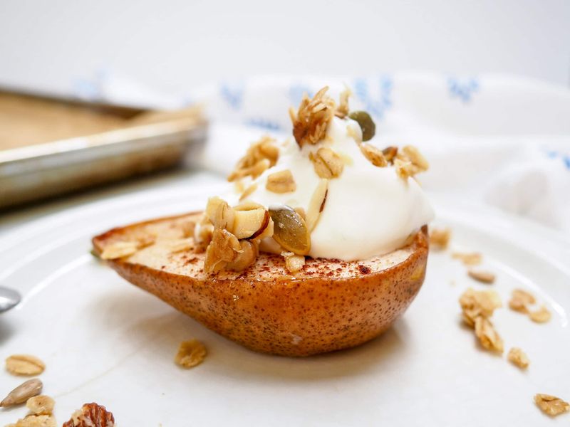 Baked Pears With Vanilla