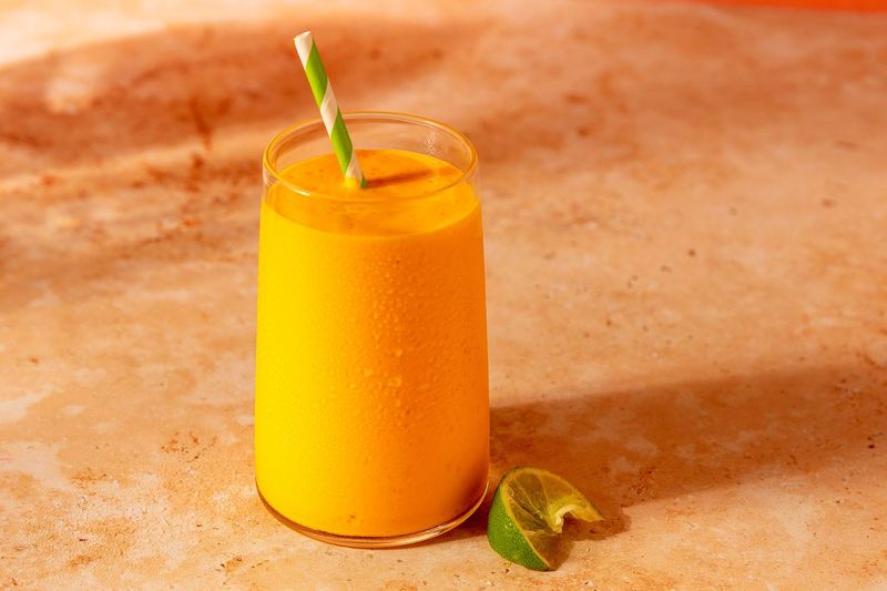 Mango Yogurt Lassi-Style Drink Without Added Sugar
