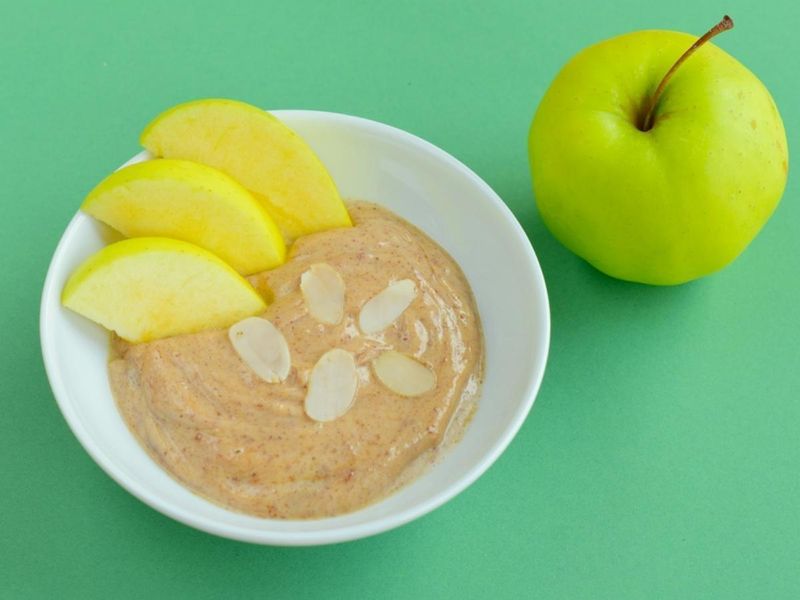Apple Slices With Almond Butter