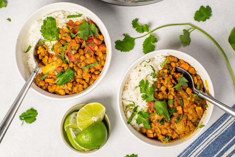 Lentil And Tomato Coconut Curry