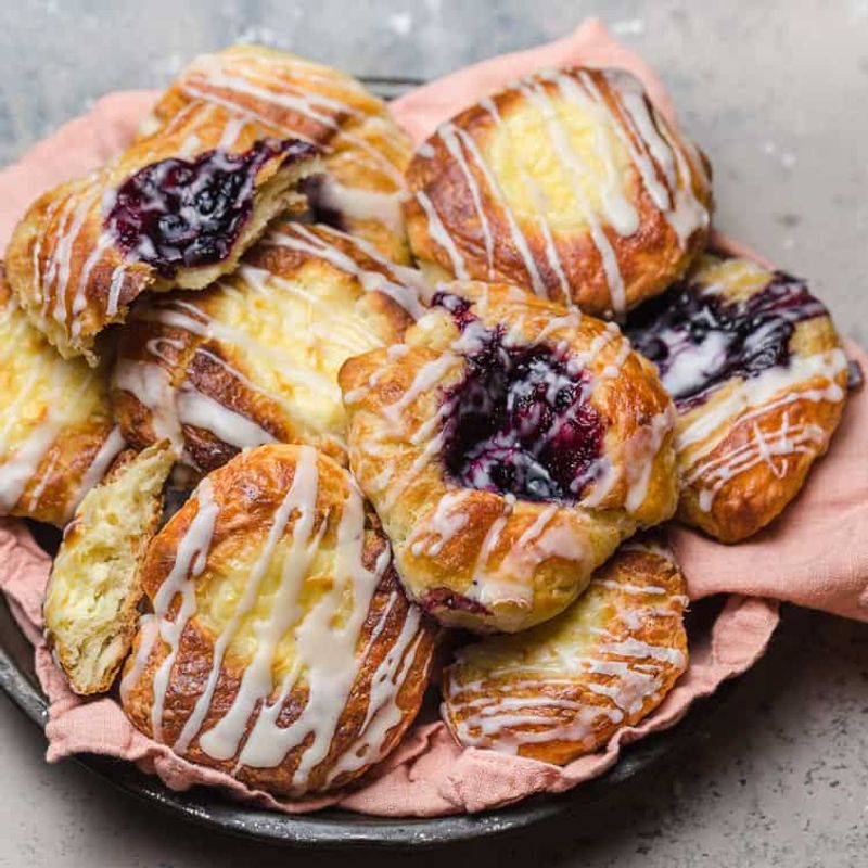 Sugar-Heavy Danish Pastries