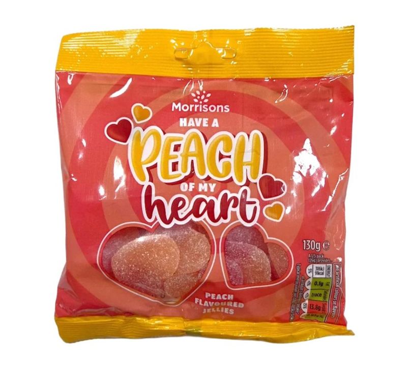 Morrisons Peach Hearts