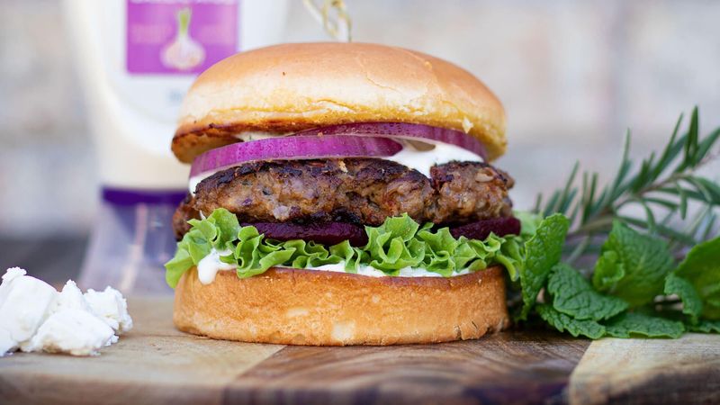 New Zealand Lamb Burger