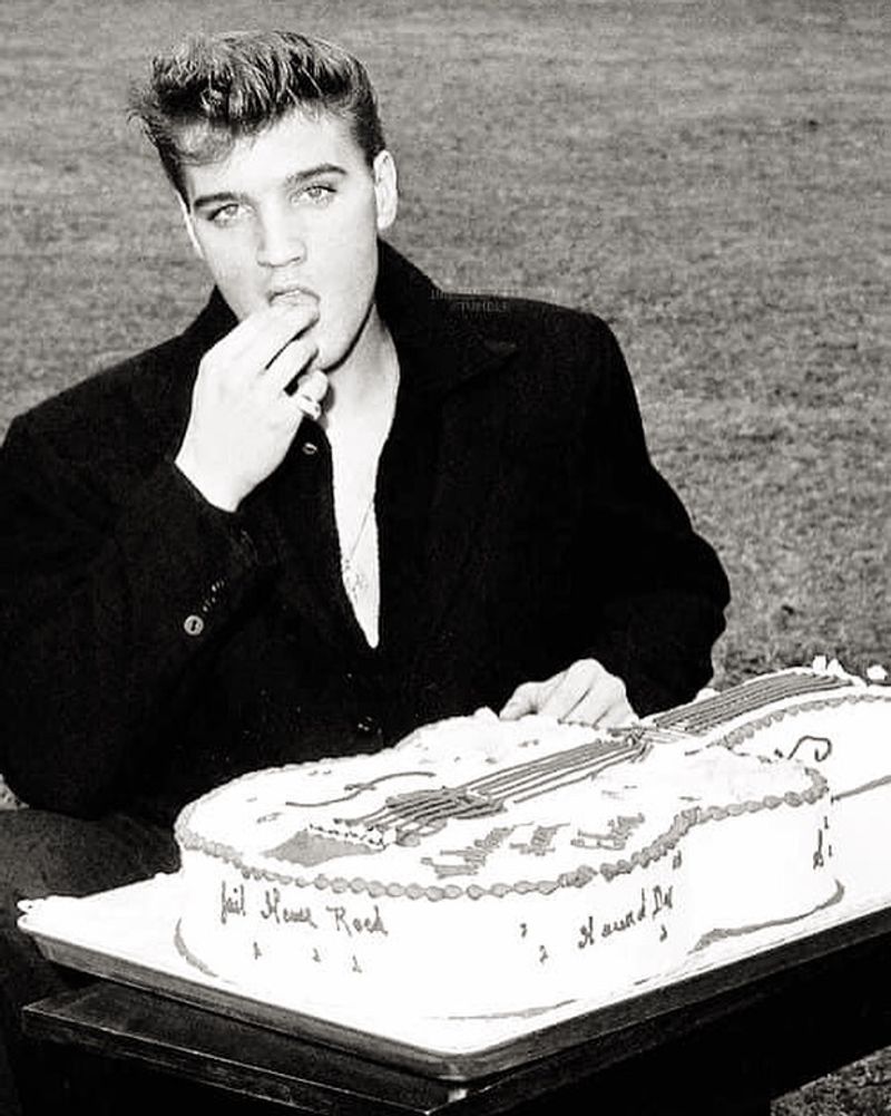 Elvis Presley's 25th Birthday Cake, 1960
