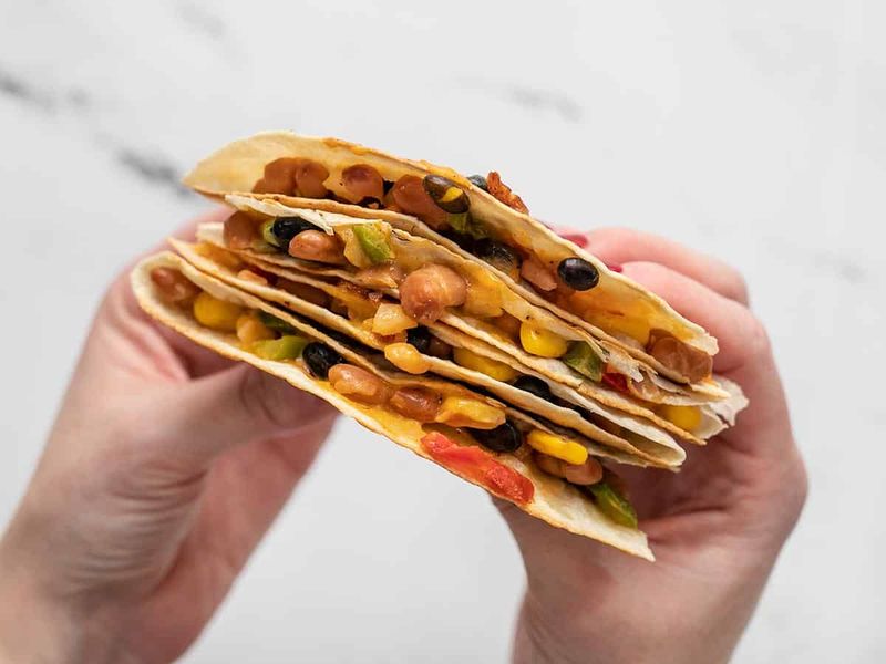 Bean And Cheese Quesadillas