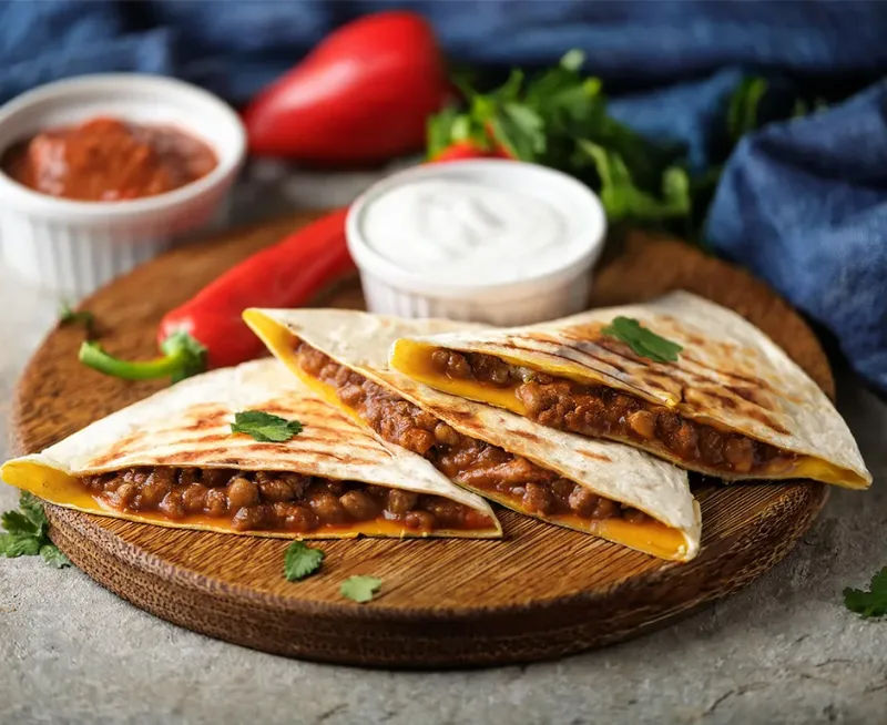 Bean And Cheese Quesadillas