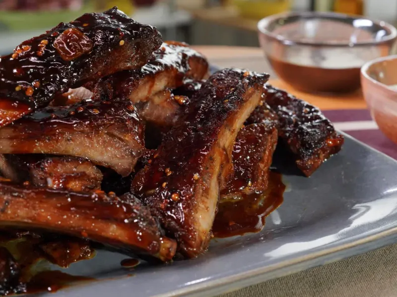 Ribs With Sticky Glaze