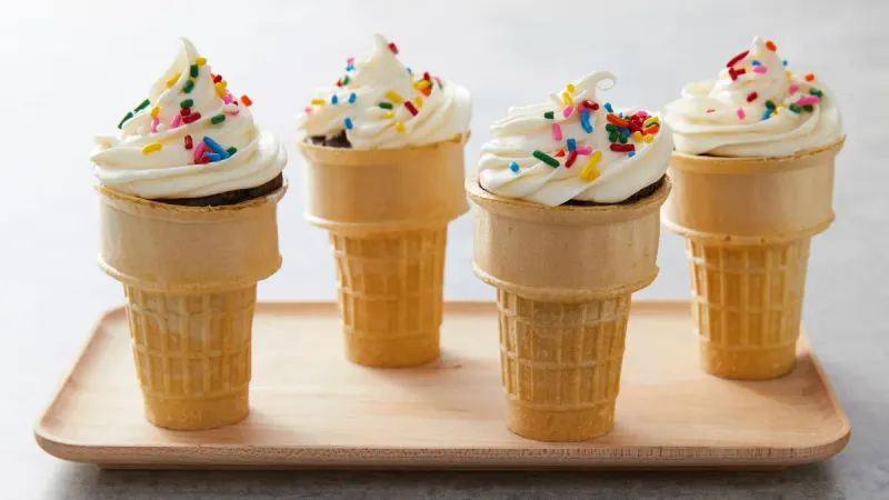 Ice Cream Cones Or Cups