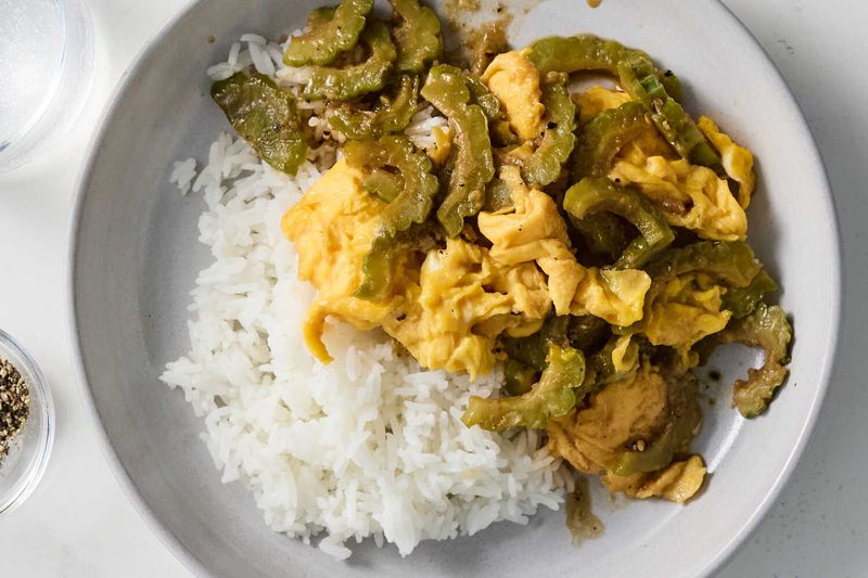 Bitter Melon Stir Fry With Egg