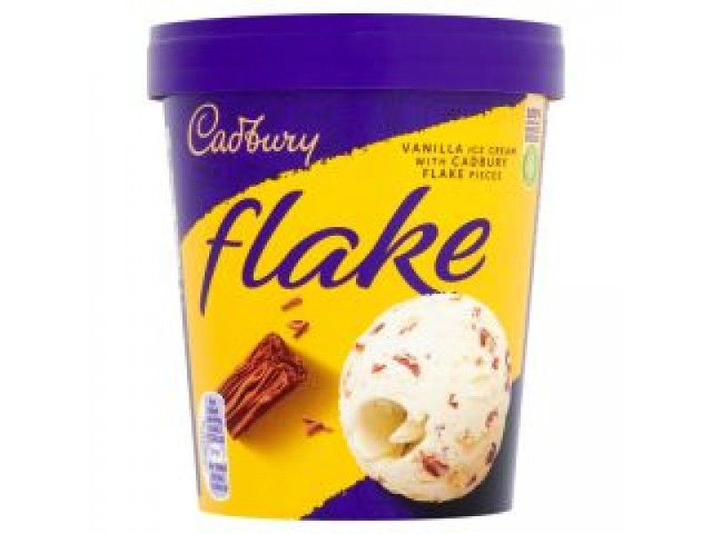 Cadbury Flake Ice Cream Tub
