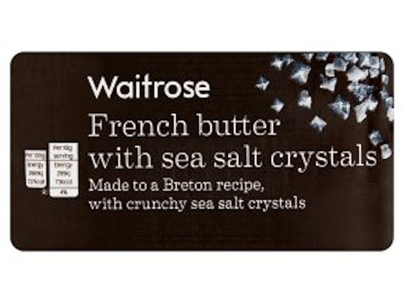 Waitrose No.1 French Butter With Sea Salt Crystals