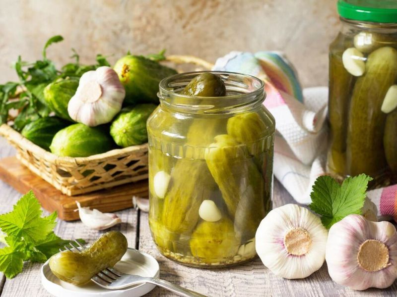 Naturally Fermented Pickled Cucumbers