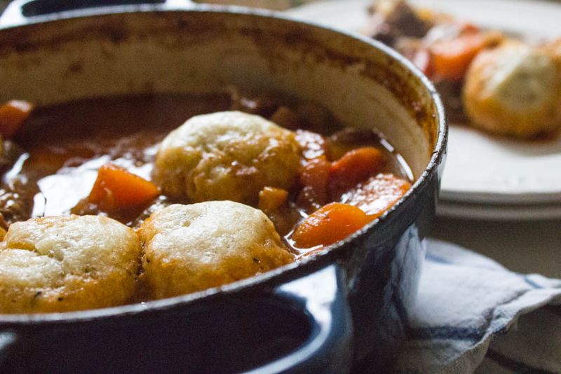Beef Stew And Dumplings